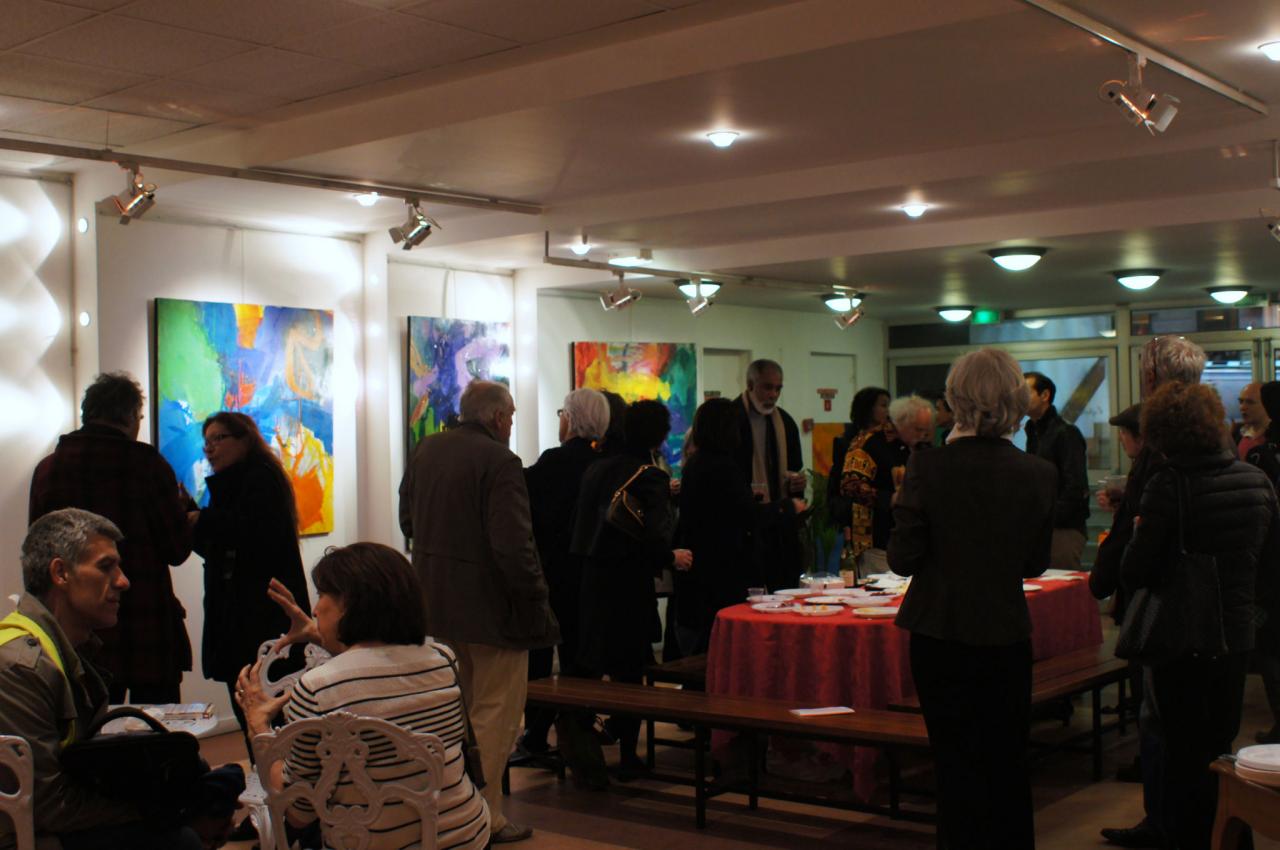 Vernissage à la galerie des 7 Parnassiens - Mars 2012